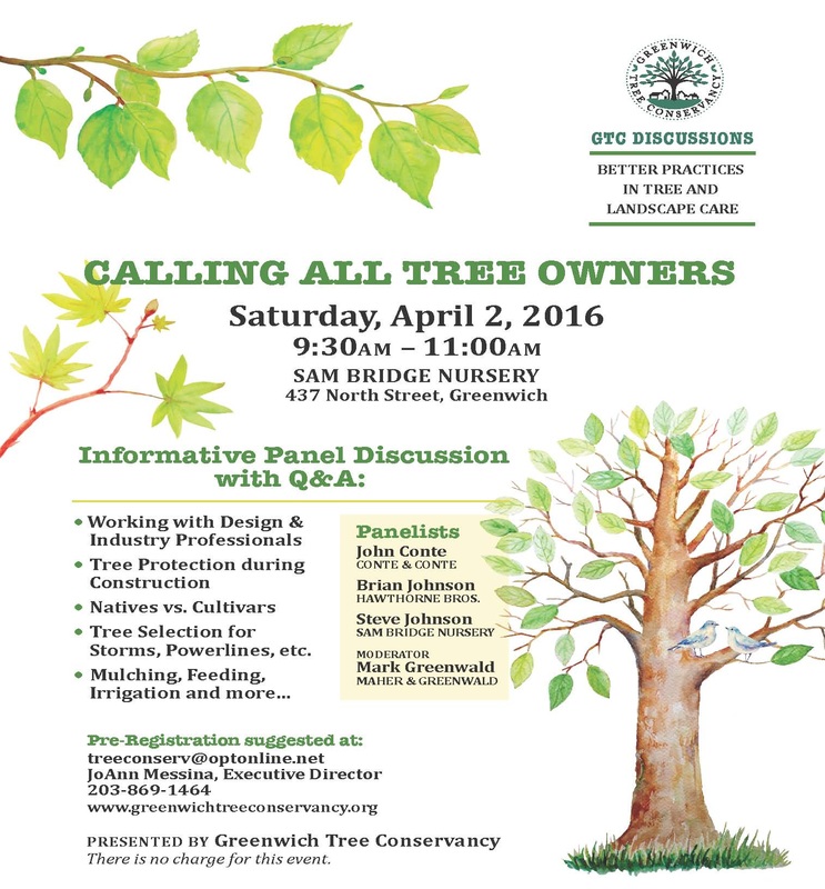 April 2 – Tree Owner Panel at Sam Bridge Nursery﻿