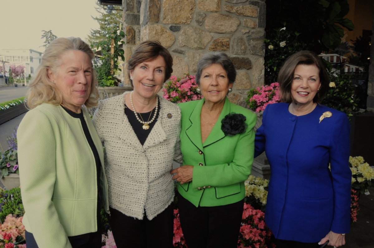 Leslie Tarkington, Rep. Livvy Floren, Sue Baker, Bea Crumbine